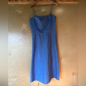 Christen Linen Dress - Sleeveless Midi | Reformation